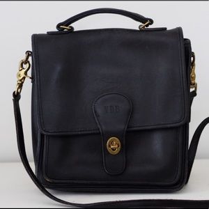 Classic Vintage Black Coach Purse
